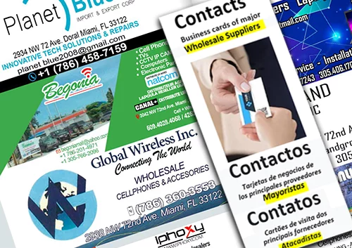 Wholesale Suppliers Contacts Directory ( Business Card Directory ) is a cost effective advertizing tool that works for you.